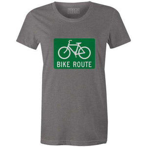 Bike Route Women'sSummer Myers - THREAD+SPOKE | MTB APPAREL | ROAD BIKING T-SHIRTS | BICYCLE T SHIRTS |
