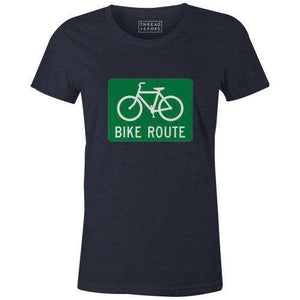 Bike Route Women'sSummer Myers - THREAD+SPOKE | MTB APPAREL | ROAD BIKING T-SHIRTS | BICYCLE T SHIRTS |