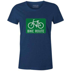 Bike Route Women'sSummer Myers - THREAD+SPOKE | MTB APPAREL | ROAD BIKING T-SHIRTS | BICYCLE T SHIRTS |
