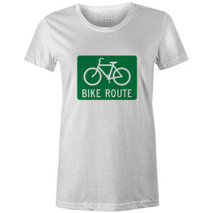 Bike Route Women'sSummer Myers - THREAD+SPOKE | MTB APPAREL | ROAD BIKING T-SHIRTS | BICYCLE T SHIRTS |