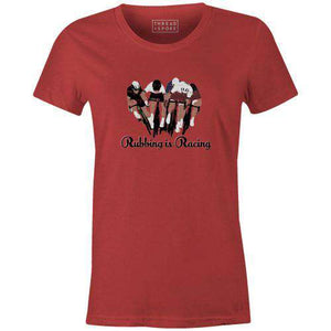 Rubbing is Racing Women'sThread+Spoke - THREAD+SPOKE | MTB APPAREL | ROAD BIKING T-SHIRTS | BICYCLE T SHIRTS |