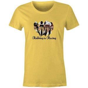 Rubbing is Racing Women'sThread+Spoke - THREAD+SPOKE | MTB APPAREL | ROAD BIKING T-SHIRTS | BICYCLE T SHIRTS |