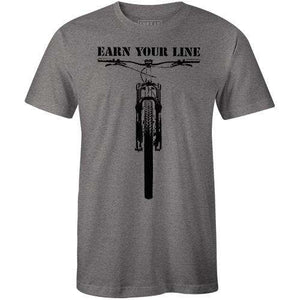 EARN YOUR LINE MTBTHREAD+SPOKE - THREAD+SPOKE | MTB APPAREL | ROAD BIKING T-SHIRTS | BICYCLE T SHIRTS |