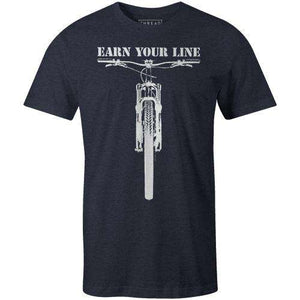 EARN YOUR LINE MTBTHREAD+SPOKE - THREAD+SPOKE | MTB APPAREL | ROAD BIKING T-SHIRTS | BICYCLE T SHIRTS |