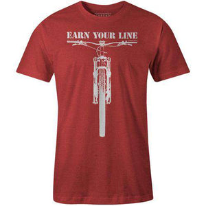 EARN YOUR LINE MTBTHREAD+SPOKE - THREAD+SPOKE | MTB APPAREL | ROAD BIKING T-SHIRTS | BICYCLE T SHIRTS |