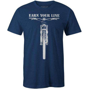 EARN YOUR LINE MTBTHREAD+SPOKE - THREAD+SPOKE | MTB APPAREL | ROAD BIKING T-SHIRTS | BICYCLE T SHIRTS |