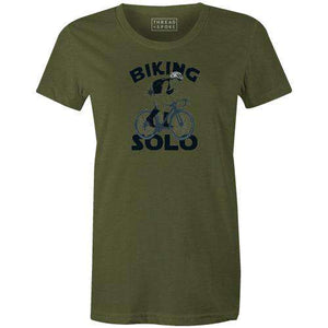 Biking Solo Women'sBoggs Nicolas - THREAD+SPOKE | MTB APPAREL | ROAD BIKING T-SHIRTS | BICYCLE T SHIRTS |