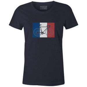 Tour Flag Women'sThread+Spoke - THREAD+SPOKE | MTB APPAREL | ROAD BIKING T-SHIRTS | BICYCLE T SHIRTS |