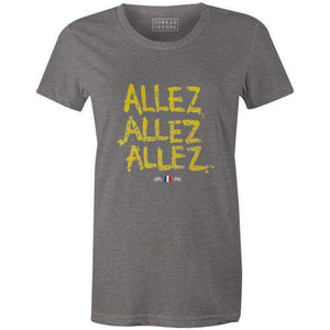 Allez Allez Allez Women'sThread+Spoke - THREAD+SPOKE | MTB APPAREL | ROAD BIKING T-SHIRTS | BICYCLE T SHIRTS |