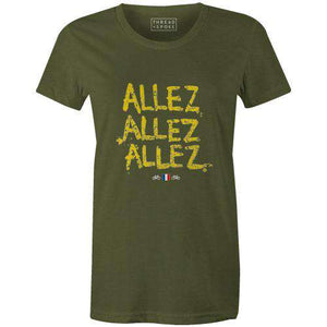 Allez Allez Allez Women'sThread+Spoke - THREAD+SPOKE | MTB APPAREL | ROAD BIKING T-SHIRTS | BICYCLE T SHIRTS |