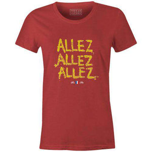 Allez Allez Allez Women'sThread+Spoke - THREAD+SPOKE | MTB APPAREL | ROAD BIKING T-SHIRTS | BICYCLE T SHIRTS |