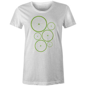 Drive Green Women'sYanmos - THREAD+SPOKE | MTB APPAREL | ROAD BIKING T-SHIRTS | BICYCLE T SHIRTS |