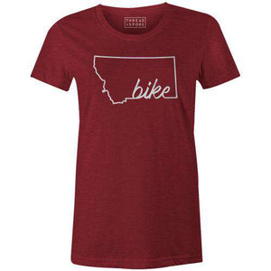 Bike Montana Women'sThread+Spoke - THREAD+SPOKE | MTB APPAREL | ROAD BIKING T-SHIRTS | BICYCLE T SHIRTS |