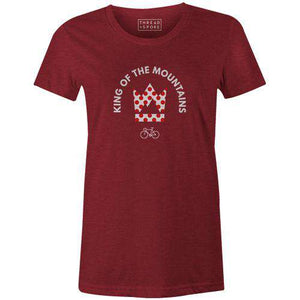 King of the Mountains Women'sReigedesign - THREAD+SPOKE | MTB APPAREL | ROAD BIKING T-SHIRTS | BICYCLE T SHIRTS |