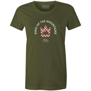 King of the Mountains Women'sReigedesign - THREAD+SPOKE | MTB APPAREL | ROAD BIKING T-SHIRTS | BICYCLE T SHIRTS |