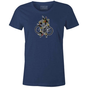 Death Before DNF Women'sThread+Spoke - THREAD+SPOKE | MTB APPAREL | ROAD BIKING T-SHIRTS | BICYCLE T SHIRTS |