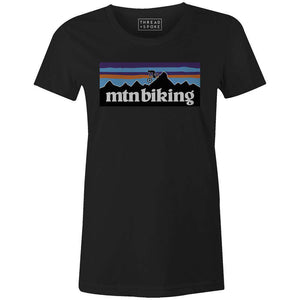 Women's T-shirt - Mtn Biking Patagonia
