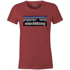 Women's T-shirt - Mtn Biking Patagonia