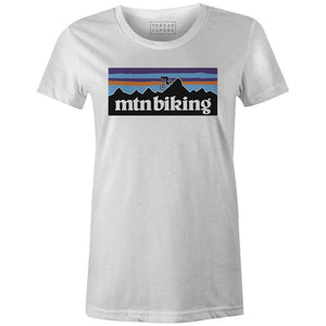 Women's T-shirt - Mtn Biking Patagonia