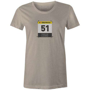 51 Merckx Women'sBICI - THREAD+SPOKE | MTB APPAREL | ROAD BIKING T-SHIRTS | BICYCLE T SHIRTS |
