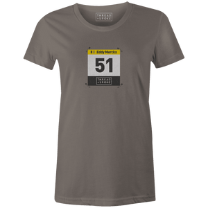 51 Merckx Women'sBICI - THREAD+SPOKE | MTB APPAREL | ROAD BIKING T-SHIRTS | BICYCLE T SHIRTS |