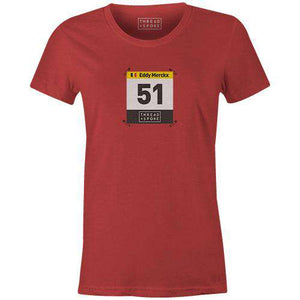 51 Merckx Women'sBICI - THREAD+SPOKE | MTB APPAREL | ROAD BIKING T-SHIRTS | BICYCLE T SHIRTS |