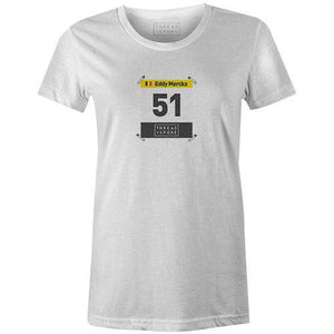 51 Merckx Women'sBICI - THREAD+SPOKE | MTB APPAREL | ROAD BIKING T-SHIRTS | BICYCLE T SHIRTS |