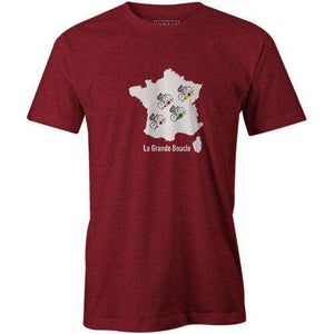La Grande BoucleBICI - THREAD+SPOKE | MTB APPAREL | ROAD BIKING T-SHIRTS | BICYCLE T SHIRTS |