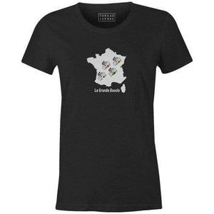 La Grande Boucle Women'sBICI - THREAD+SPOKE | MTB APPAREL | ROAD BIKING T-SHIRTS | BICYCLE T SHIRTS |