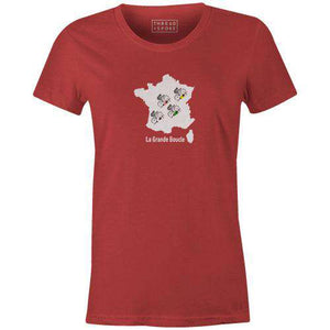 La Grande Boucle Women'sBICI - THREAD+SPOKE | MTB APPAREL | ROAD BIKING T-SHIRTS | BICYCLE T SHIRTS |