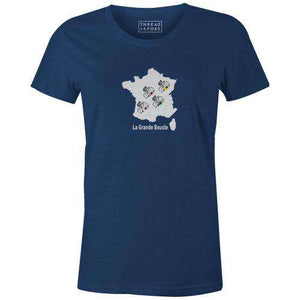 La Grande Boucle Women'sBICI - THREAD+SPOKE | MTB APPAREL | ROAD BIKING T-SHIRTS | BICYCLE T SHIRTS |