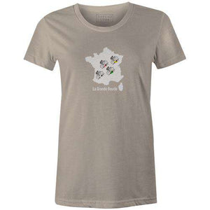 La Grande Boucle Women'sBICI - THREAD+SPOKE | MTB APPAREL | ROAD BIKING T-SHIRTS | BICYCLE T SHIRTS |