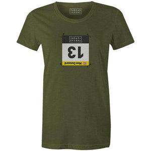 Luck 13 Women'sBICI - THREAD+SPOKE | MTB APPAREL | ROAD BIKING T-SHIRTS | BICYCLE T SHIRTS |