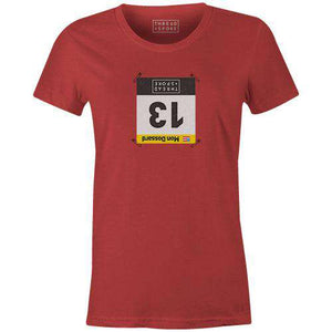 Luck 13 Women'sBICI - THREAD+SPOKE | MTB APPAREL | ROAD BIKING T-SHIRTS | BICYCLE T SHIRTS |