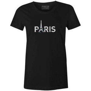 PARIS Women'sBICI - THREAD+SPOKE | MTB APPAREL | ROAD BIKING T-SHIRTS | BICYCLE T SHIRTS |
