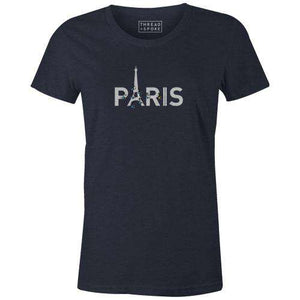 PARIS Women'sBICI - THREAD+SPOKE | MTB APPAREL | ROAD BIKING T-SHIRTS | BICYCLE T SHIRTS |