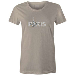 PARIS Women'sBICI - THREAD+SPOKE | MTB APPAREL | ROAD BIKING T-SHIRTS | BICYCLE T SHIRTS |