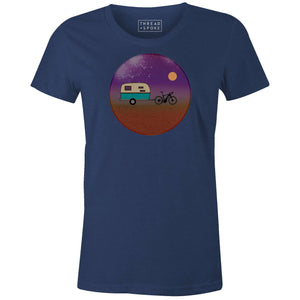 Bike Glamping Women'sLucas Lajoie - THREAD+SPOKE | MTB APPAREL | ROAD BIKING T-SHIRTS | BICYCLE T SHIRTS |
