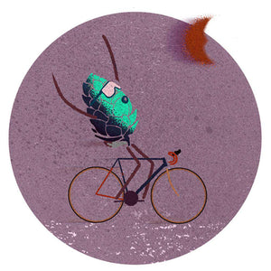 Hops CyclistLucas Lajoie - THREAD+SPOKE | MTB APPAREL | ROAD BIKING T-SHIRTS | BICYCLE T SHIRTS |