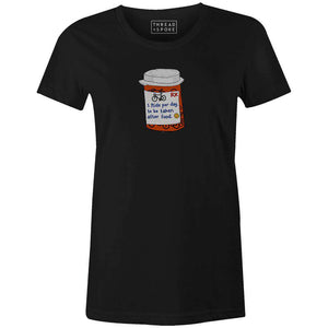 Biking Pills Women'sA Quiet Bird - THREAD+SPOKE | MTB APPAREL | ROAD BIKING T-SHIRTS | BICYCLE T SHIRTS |