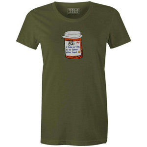 Biking Pills Women'sA Quiet Bird - THREAD+SPOKE | MTB APPAREL | ROAD BIKING T-SHIRTS | BICYCLE T SHIRTS |