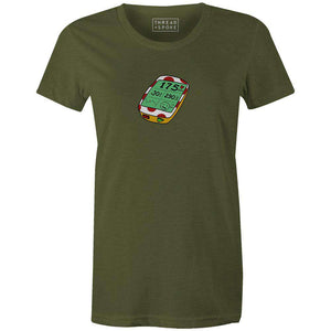 I'm Ok! Women'sA Quiet Bird - THREAD+SPOKE | MTB APPAREL | ROAD BIKING T-SHIRTS | BICYCLE T SHIRTS |