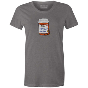 Biking Pills Women'sA Quiet Bird - THREAD+SPOKE | MTB APPAREL | ROAD BIKING T-SHIRTS | BICYCLE T SHIRTS |