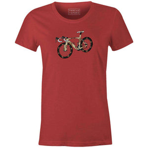 Cookie Bike Women'sA Quiet Bird - THREAD+SPOKE | MTB APPAREL | ROAD BIKING T-SHIRTS | BICYCLE T SHIRTS |