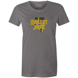 Maillot Jaune Women'sReigedesign - THREAD+SPOKE | MTB APPAREL | ROAD BIKING T-SHIRTS | BICYCLE T SHIRTS |