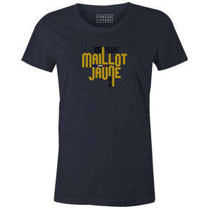 Maillot Jaune Women'sReigedesign - THREAD+SPOKE | MTB APPAREL | ROAD BIKING T-SHIRTS | BICYCLE T SHIRTS |
