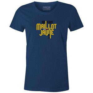 Maillot Jaune Women'sReigedesign - THREAD+SPOKE | MTB APPAREL | ROAD BIKING T-SHIRTS | BICYCLE T SHIRTS |