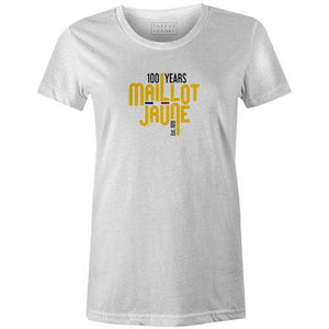 Maillot Jaune Women'sReigedesign - THREAD+SPOKE | MTB APPAREL | ROAD BIKING T-SHIRTS | BICYCLE T SHIRTS |