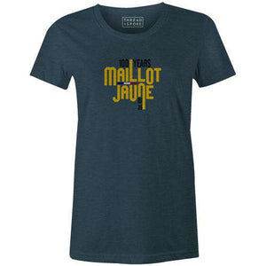 Maillot Jaune Women'sReigedesign - THREAD+SPOKE | MTB APPAREL | ROAD BIKING T-SHIRTS | BICYCLE T SHIRTS |