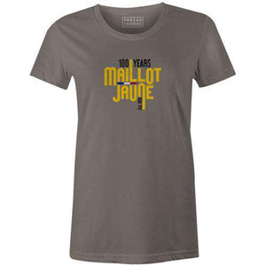 Maillot Jaune Women'sReigedesign - THREAD+SPOKE | MTB APPAREL | ROAD BIKING T-SHIRTS | BICYCLE T SHIRTS |